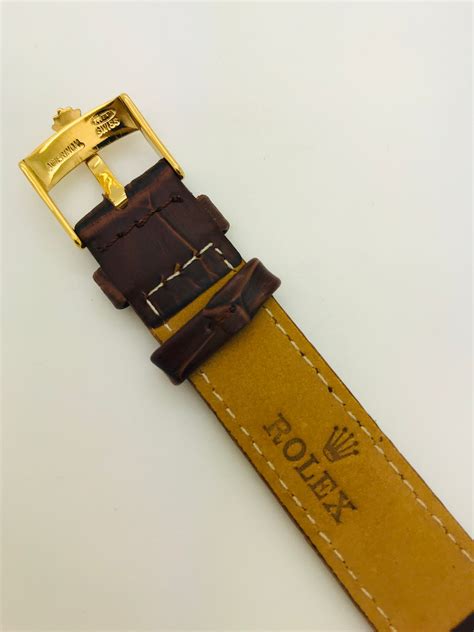 authentic Rolex leather watch bands